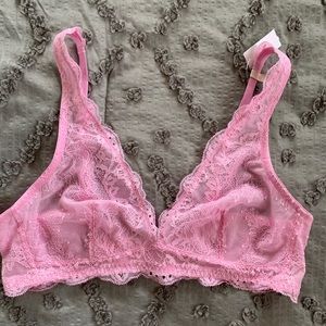 Brand New Gap Lace Plunge Bralette